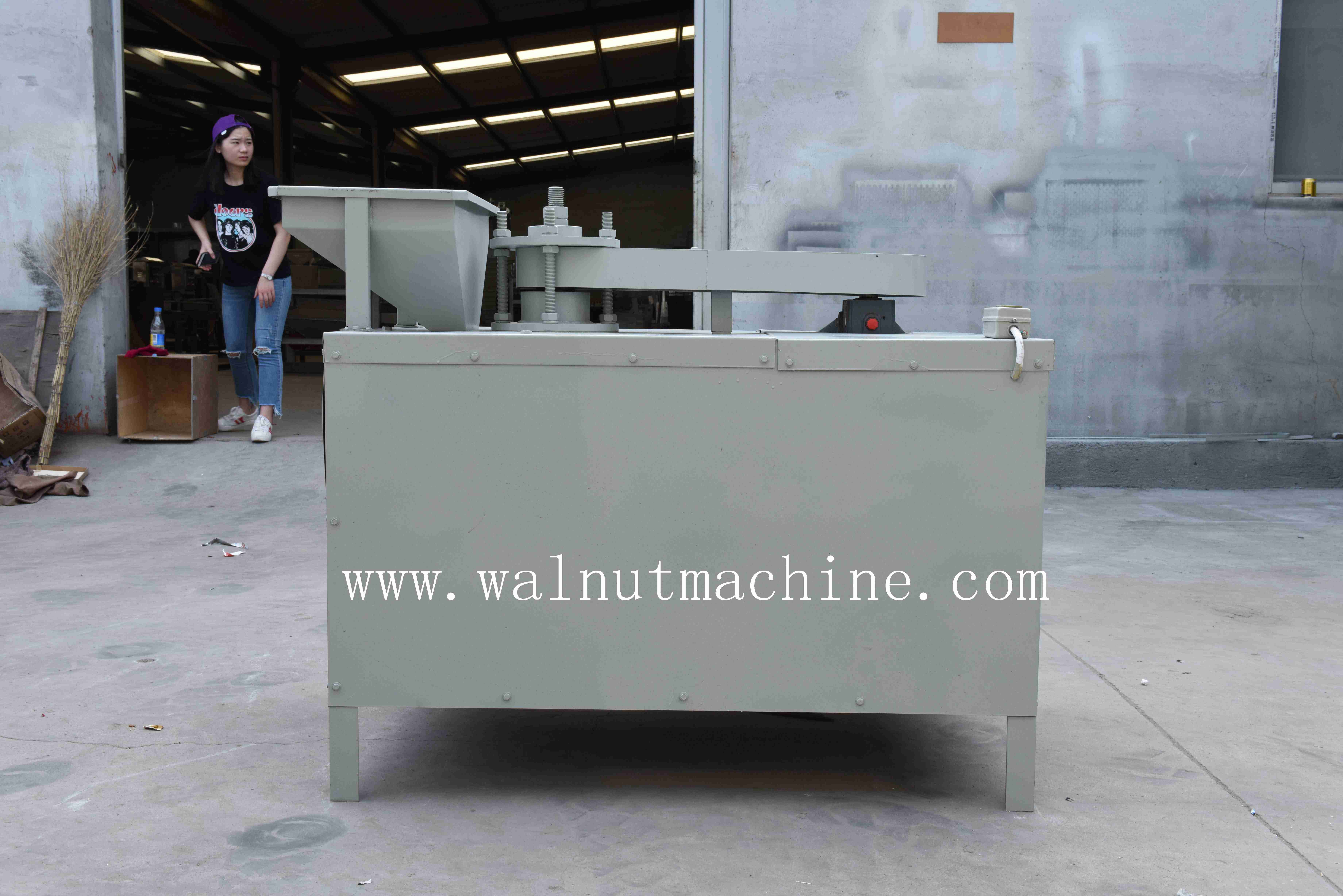 Walnut peeling machine