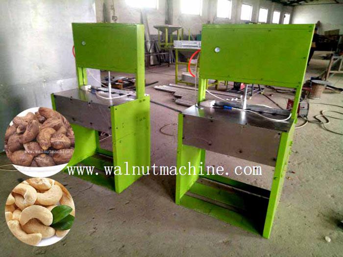 Semi automatic cashew sheller