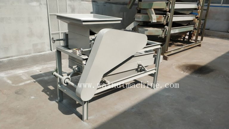 Almond shelling machine