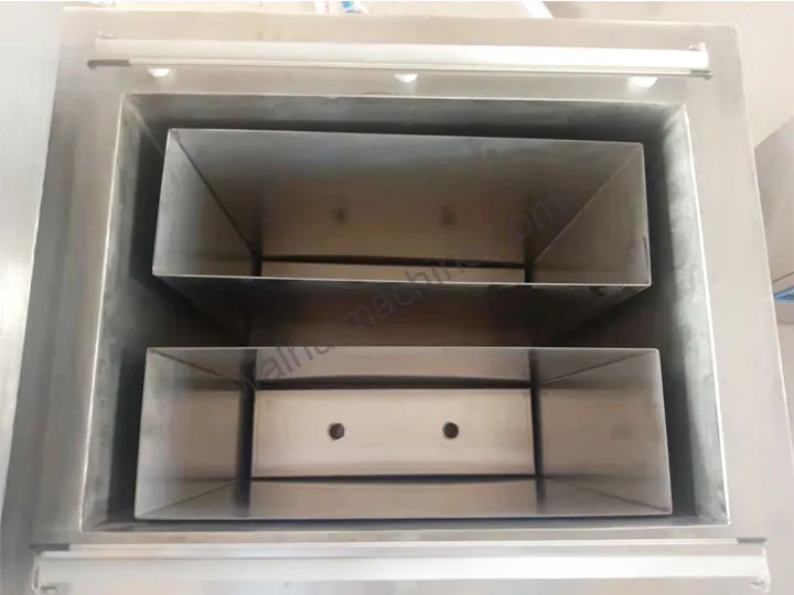 双包装模具的俯视图