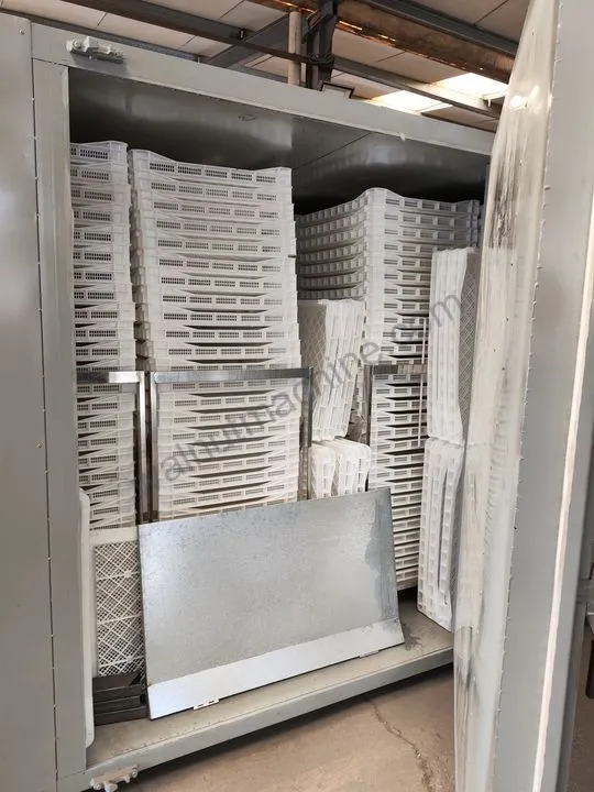 Trays for the cashew dryer