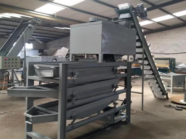 Walnut shelling and separation