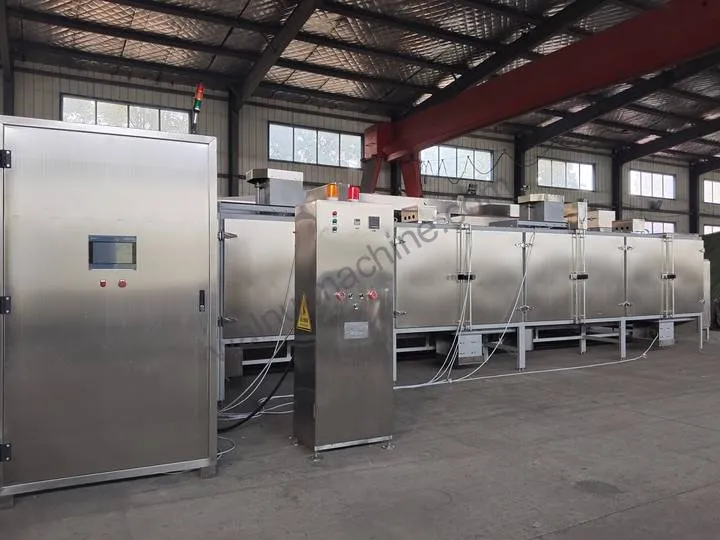 Automatic nuts roaster machine