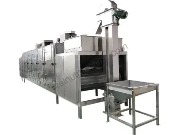 Belt nuts roasting machine