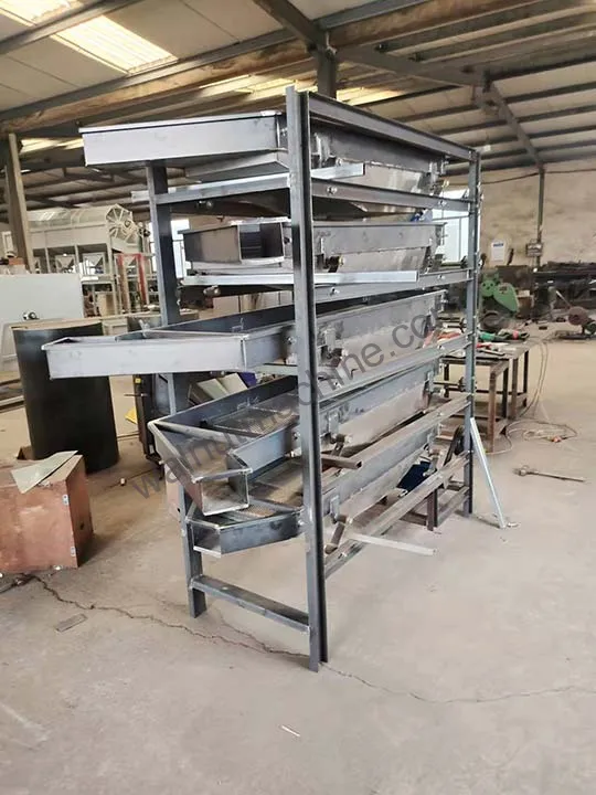 Vibrating Nut Grading Machine For Almonds, Cashews And Peanuts 5 Five-layer nut size grading machine