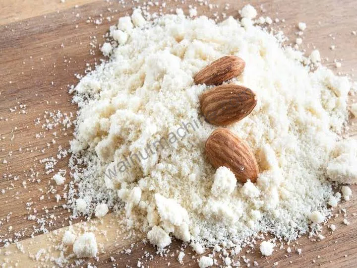 Almond powder production