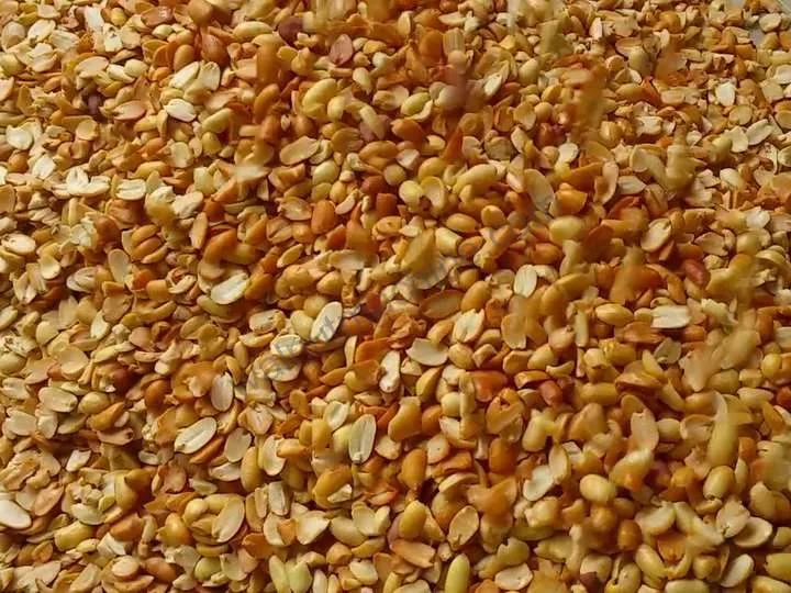 Peanut Half Cutting Machine 3 Peanut halves