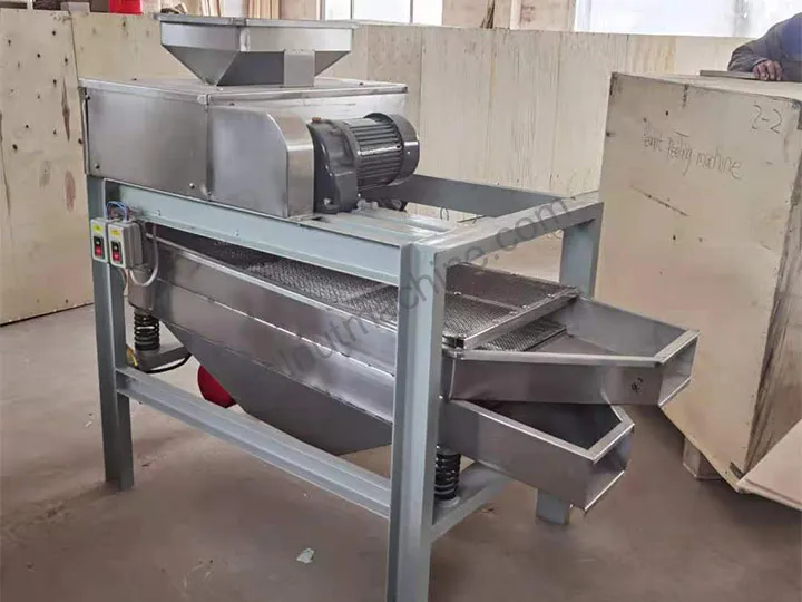 Peanut Chopper Cutting Machine 9 Roller type peanut chopper cutting machine