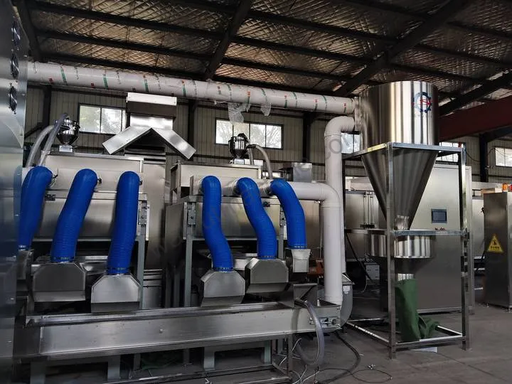 Cocoa Bean Peeling Machine 14 Automatic cocoa bean peeling machine