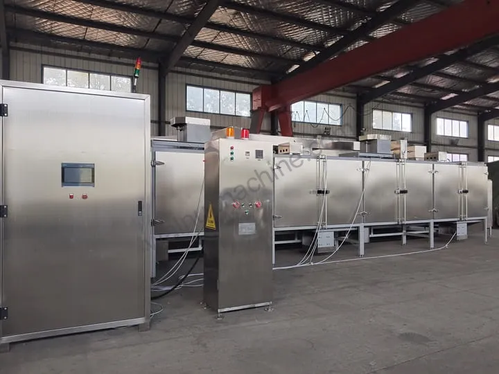 Cocoa Bean Peeling Machine 3 آلة التحميص المستمر