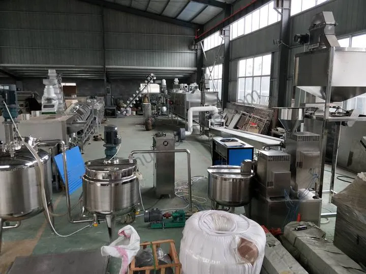Peanut butter production line