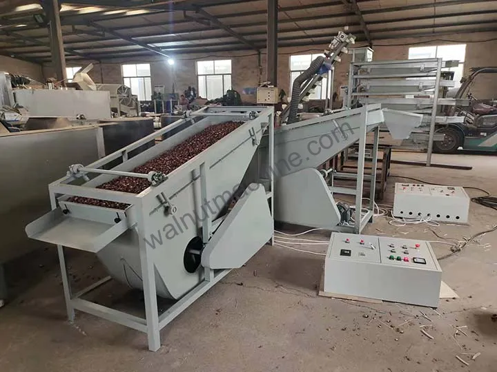 Almond Shelling Production Line For Almond Cracking 8 Shell & kernel separator