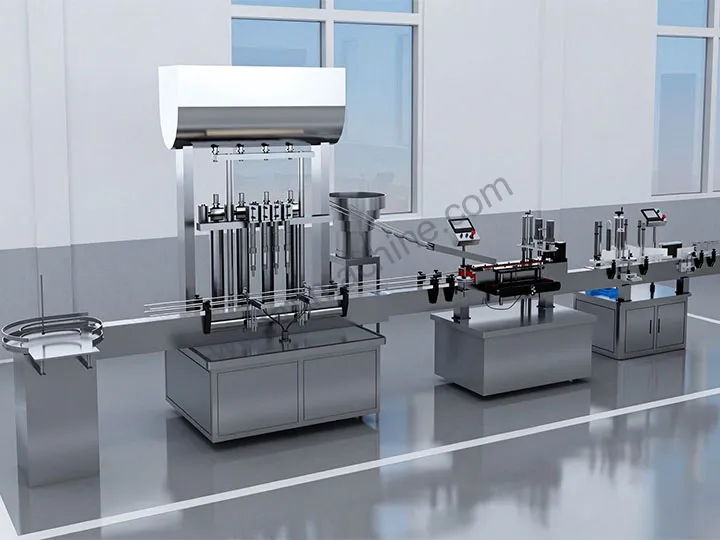 Peanut Butter Making Machine For Commercial Peanut Butter Production 15 Automatic filling and packaging section